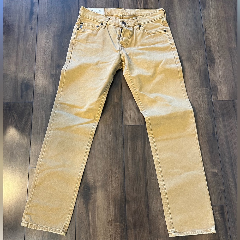 Abercrombie Skinny Jeans - Tan 30x30